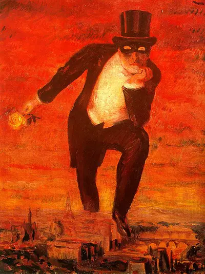 Die Rückkehr der Flamme (The Return of the Flame) Rene Magritte
